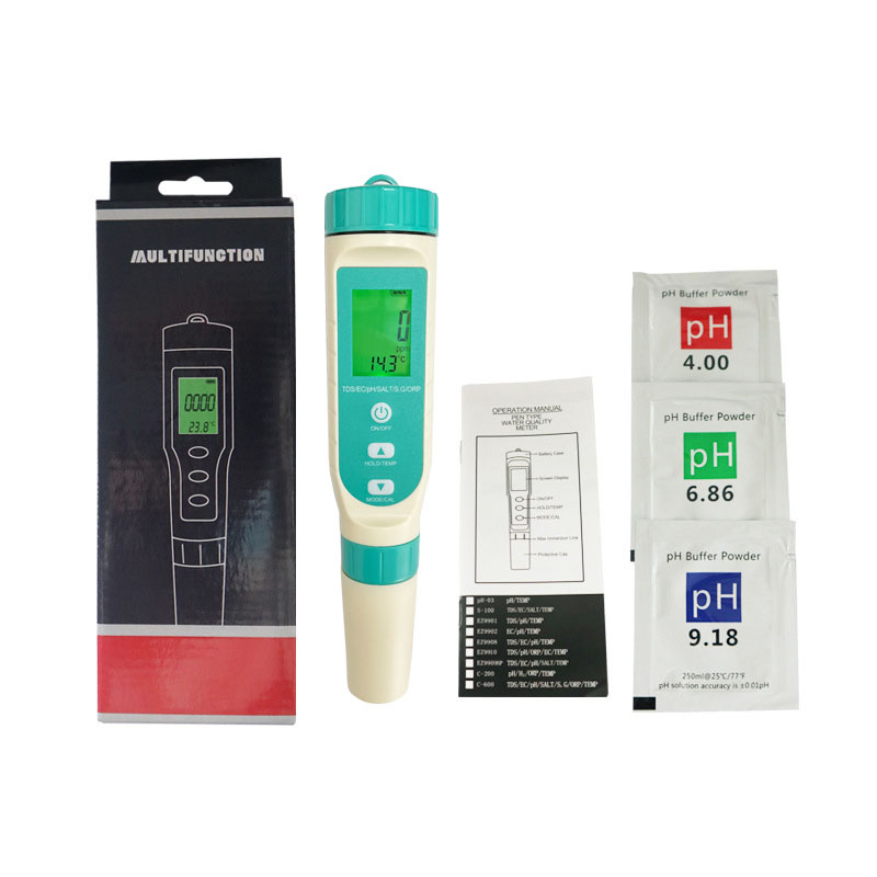Ph Meter Digital Water Tester - 2023 Nieuwste 7-in-1 PH / TDS
