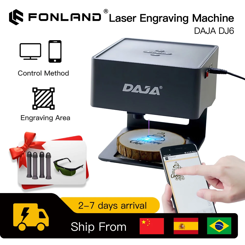 Fiber Laser Marking Machine 30W - DAJA Lasergraveerder CNC DIY DJ6 Lasergraveermachine