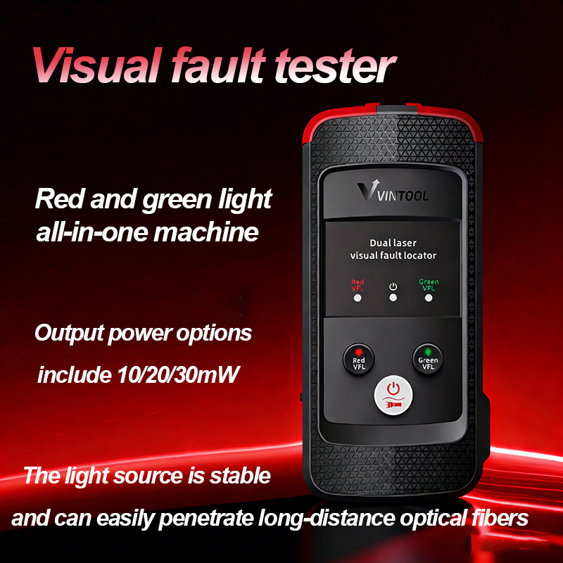 Fiber Laser Marking Machine 30W - Fiber Optische Rood Groene Visuele Foutzoeker