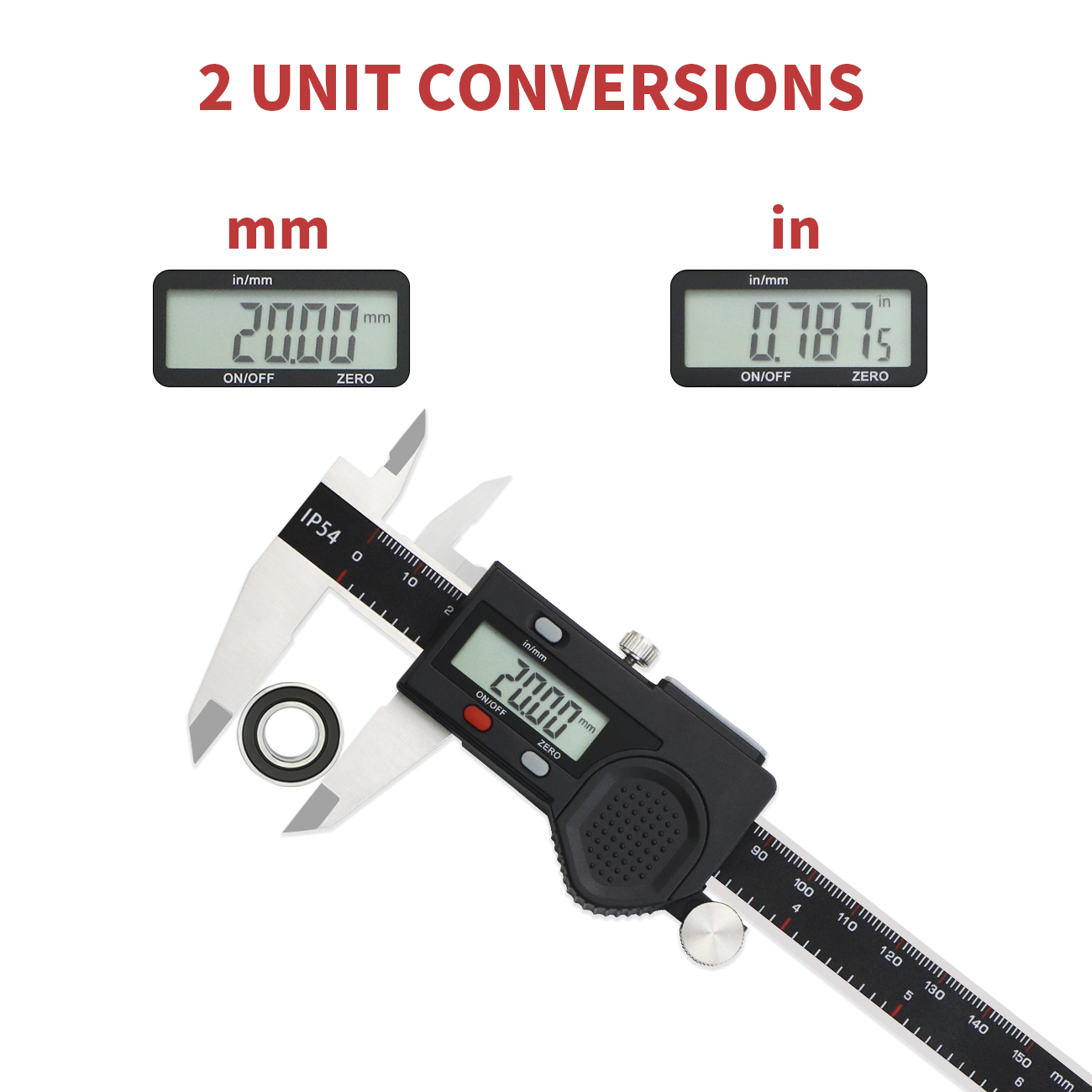 SHANHR Elektronische Schuifmaa - Digital Caliper 150Mm Stainless Steel recensie en prijs
